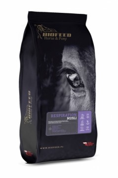 BIOFEED Horse&Pony Respiration Musli for respiratory support - horse feed mixture - 20kg