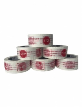 Bestpak BSTech adhesive tape with print 48x100m "Careful glass" 6 pcs