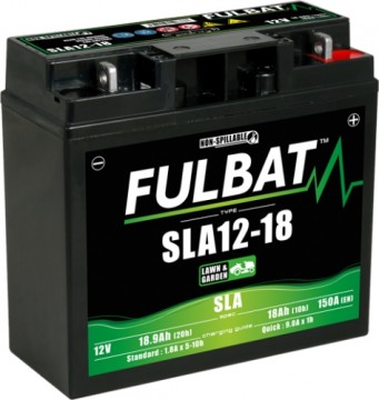 Akumulators zāliena traktoriem Fulbat SLA12-18, 12 V, 18.9 Ah, 150A