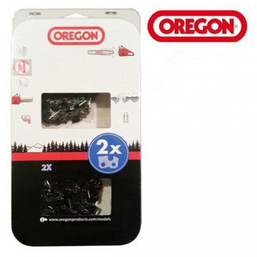 Oregon Zāģa ķēde 14'' 3/8 1.3mm 91VXL052E Twinpack X 2gb.