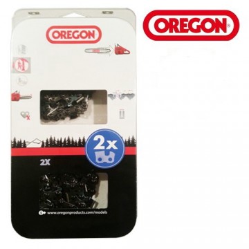 Oregon Zāģa ķēde 16'' 3/8 1.3mm 91VXL057E Twinpack X 2gb.