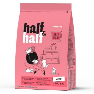 Half&half Ukraine Half&Half sausā barība kaķēniem 300 g