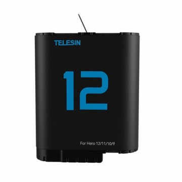 TELESIN lithium battery for GoPro Hero 12|11|10|9 (blue)