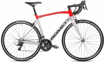 Velosipēds Romet Huragan 3 2024 red-silver-graphite-56 cm / XL