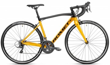 Velosipēds Romet Huragan 2 2024 black-mustard-56 cm / XL