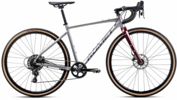 Velosipēds Romet Boreas 2 2024 bright graphite-bordo-56 cm / XL