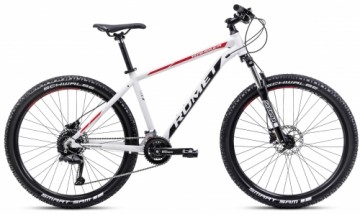 Bicycle Romet Rambler R7.2 CS 2024 white-red-black-19" / L