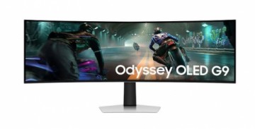 Monitor|SAMSUNG|Odyssey G9 G91SD|49"|Gaming/Curved|Panel OLED|5120x1440|32:9|144 Hz|0.03 ms|Tilt|Colour Silver|LS49DG910SUXEN