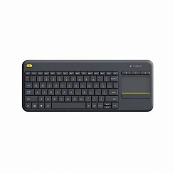 Klaviatūra ar Pieskāriena Paliktni Logitech K400 Plus Melns