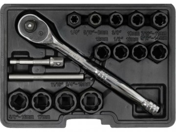 Yato YT-05897 screw/bolt extractor 16 pc(s)