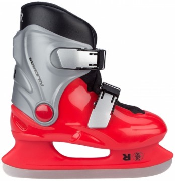 Ice hockey skates NIJDAM size 37/38 red/silver