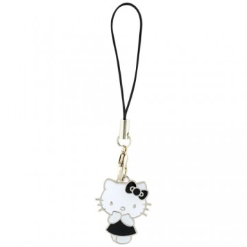 Hello Kitty zawieszka HKCPMKK Phone       Strap czarny|black Charm Kitty Cute