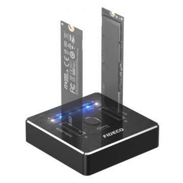 FIDECO M2288 SSD M.2 NVMe|SATA 20Gbps Docking|Cloning Station (USB 3.2, UASP, TRIM)