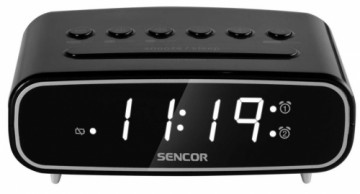 Radio Alarm Clock Sencor SRC2600B, black