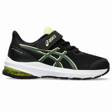 Skriešanas Apavi Bērniem Asics GT-1000 12 PS Melns