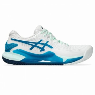 Sieviešu Tenisa Apavi Asics Gel-Resolution 9 Clay Mujer Balts