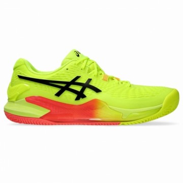 Vīriešu Tenisa Apavi Asics Gel-Resolution 9 Clay Paris Dzeltens