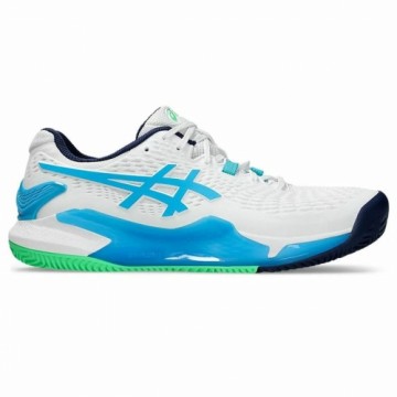 Vīriešu Tenisa Apavi Asics Gel-Resolution 9 Clay Balts