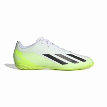 Pieaugušo Iekštelpu Futbola Apavi Adidas X Crazyfast.4 Balts Unisekss