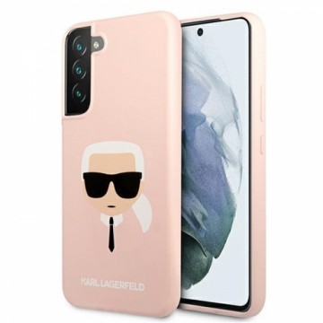 Karl Lagerfeld KLHCS22MSLKHPI S22+ S906  rożowy|pink hardcase Silicone Karl`s Head