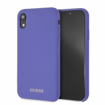 Guess GUHCI61LSGLUV iPhone Xr purple |fioletowy hard case Silicone