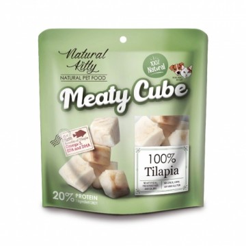 Natural Kitty MEATY CUBE 100% TILAPIA - 60g