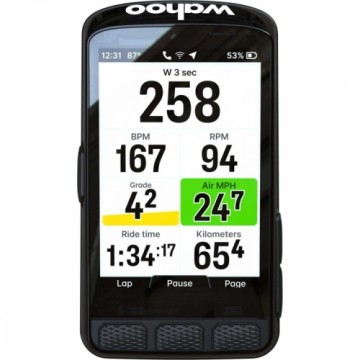 Bezvadu velodators Wahoo Elemnt Ace GPS melns (gab.)