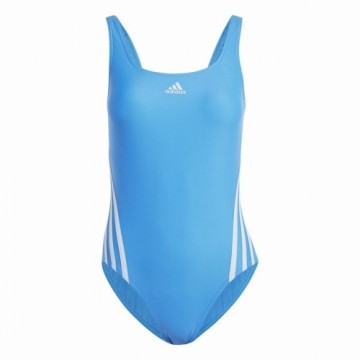 Women’s Bathing Costume Adidas 3S Blue