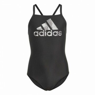 Meiteņu Peldkostīms Adidas Big Logo Melns