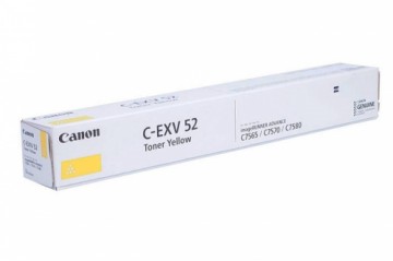 Original Toner Yellow Canon ADV iR-C7565, iR-C7570, iR-C7580 (C-EXV52Y, CEXV52Y, 1001C002)