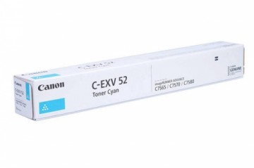 Original Toner Cyan Canon ADV iR-C7565, iR-C7570, iR-C7580 (C-EXV52C, CEXV52C, 0999C002)