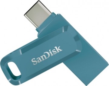 Zibatmiņa SanDisk Ultra Dual Drive Go USB-A | USB Type-C 64GB Navagio Bay