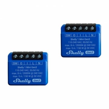 Set of 2 Shelly 1 Mini Gen3 Controllers