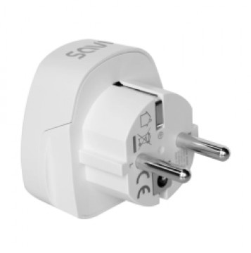 Strāvas adapteris SAVIO Travel adapter US socket - EU plug