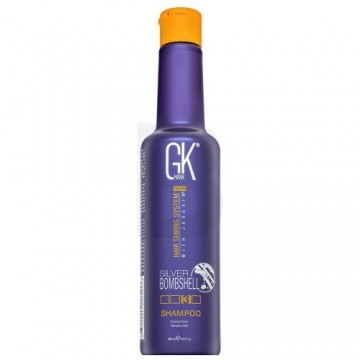 GK Hair Silver Bombshell šampūns neitralizējošs šampūns platīna blondiem un sirmiem matiem 280 ml