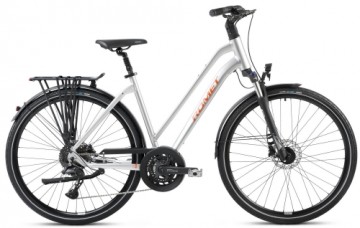 Velosipēds Romet Gazela 6 CS 2024 silver-orange-20" / L