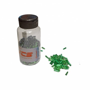 Cable end caps Saccon Italy Alu 500pcs. bottle green