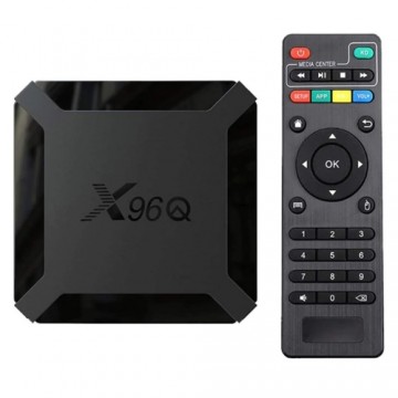 Tvix X96Q 4K Мультимедиа консоль Smart TV Box 2GB + 16GB Android 10 с Bluetooth и Wi-Fi Черный