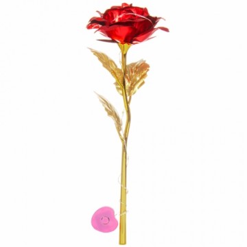 Eternal Rose Springos HA5158, 25 cm, LED Light Decoration, Red Flower