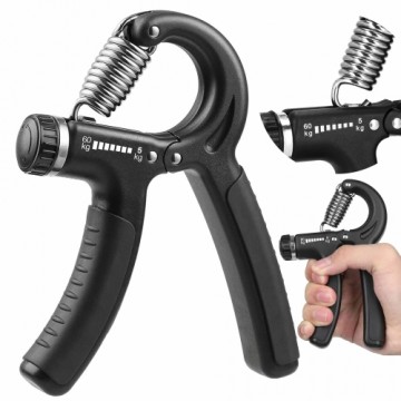 Adjustable hand gripper Springos FA0147, withstands load from 5 to 60 kg for hand exercises