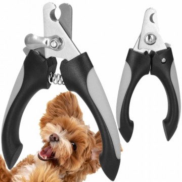 Pet nail clippers Springos PA0311 stainless steel with safety lock