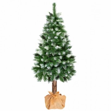 Christmas tree on a trunk Springos CT0179 180 cm snow-covered