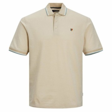 Men’s Short Sleeve Polo Shirt Jack & Jones JPRBLUWIN POLO SS NOOS 12169064 Beige