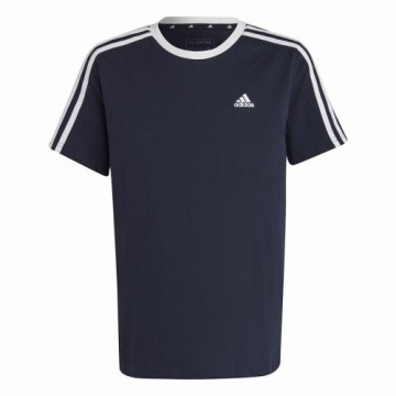 Krekls ar Īsām Piedurknēm Adidas 3S Badge of Sport Melns