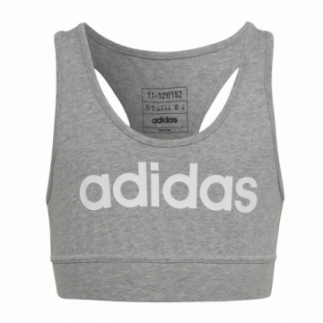 Sporta Krūšturis Adidas Essentials Linear Logo Pelēks