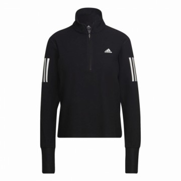 Sporta Jaka Adidas Own The Run 1/2 Zip Melns