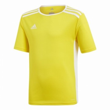 Bērnu Īspiedurkņu Futbola Krekls Adidas Entrada 18 Dzeltens