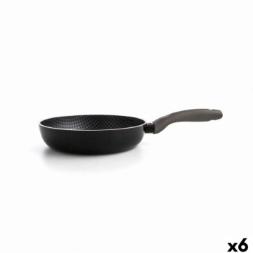 Pan Quid Honey Black Metal Ø 24 cm (6 Units)