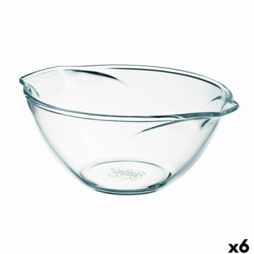 Миска Pyrex Classic Vidrio Прозрачный Cтекло 27 x 23 x 12 cm 6 штук