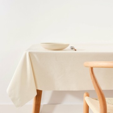 Stain-proof resined tablecloth Belum Liso Linen 180 x 180 cm